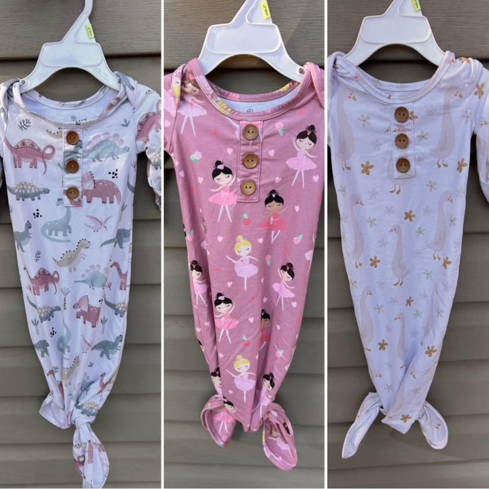 Caden Lane Newborn knotted Sleep Sacks